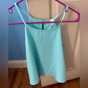 Scalloped Halter Tank Top